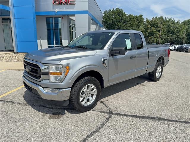2022 Ford F-150 XLT in Silver — front three-quarter view