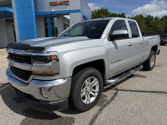 2017 Chevrolet Silverado 1500 LT in Silver Ice Metallic — front three-quarter view
