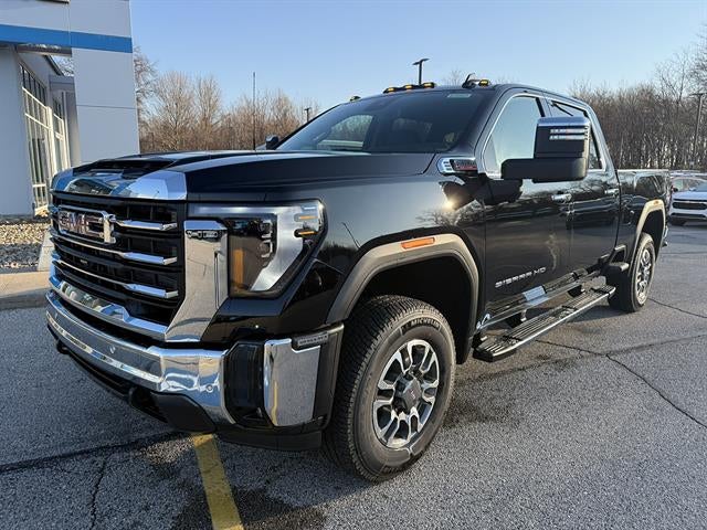 2026 GMC Sierra 2500 HD SLT in Onyx Black — front three-quarter view