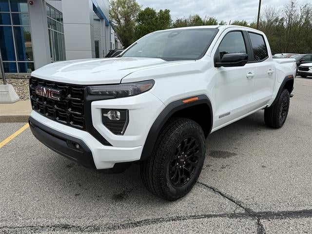 2026 GMC Canyon Elevation in Summit White — front three-quarter view