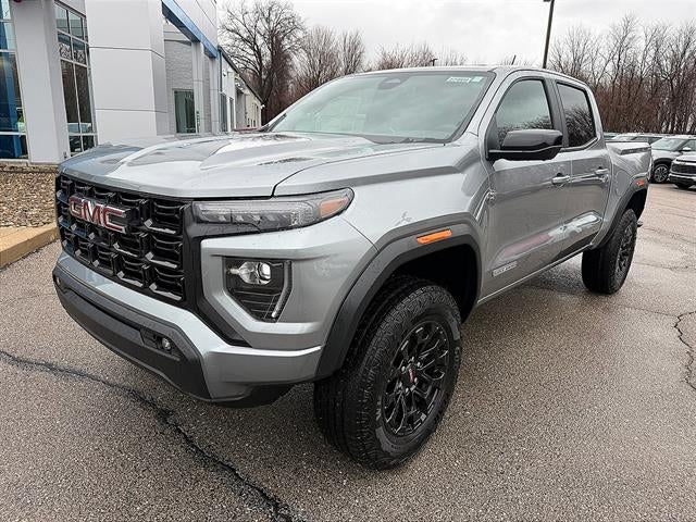 2026 GMC Canyon Elevation in Sterling Metallic — front three-quarter view