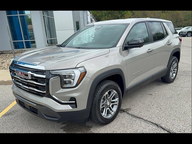 2026 GMC Terrain Elevation in Riverstone Metallic — front three-quarter view