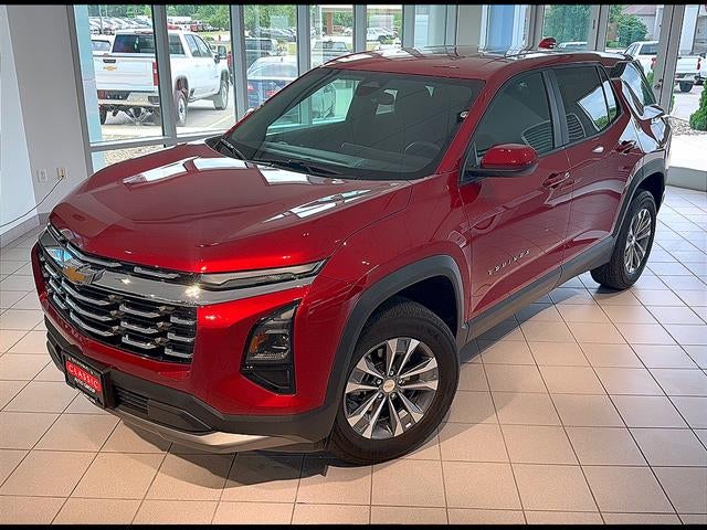 2025 Chevrolet Equinox LT in Radiant Red Tintcoat — front three-quarter view