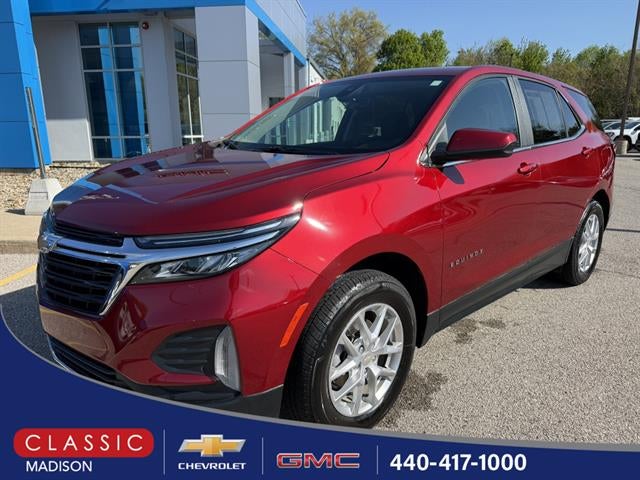 2023 Chevrolet Equinox LT in Radiant Red Tintcoat — front three-quarter view