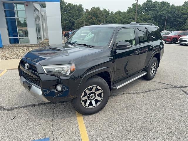 2019 Toyota 4Runner TRD Off Road Premium in Black — front three-quarter view